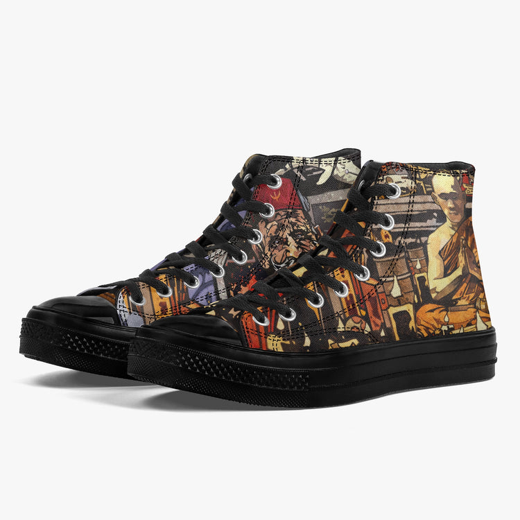 Everyday I’m Travellin’ High-top Sneakers